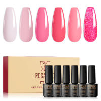 ROSALIND-Kit de esmalte de Gel para uñas, semipermanente UV Led, serie rosa, 7ml - details 15