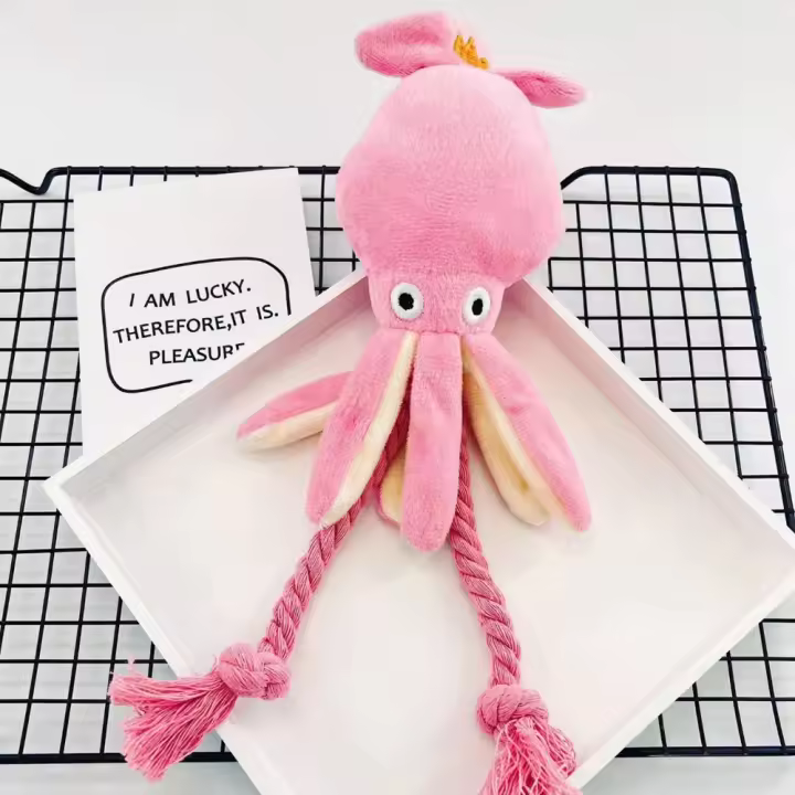 Juguete de peluche para mascotas, gato, perro, granos de maíz, juguete interactivo para perros con sonido de felpa - 1