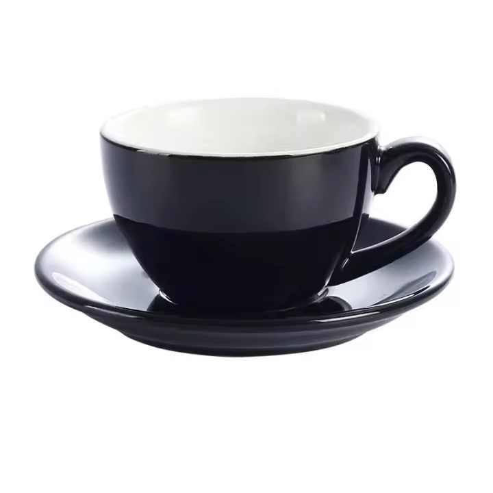 Taza de Café Cerámica Leeseph Arte Moderno Europeo Espresso Latte Mocha Cappuccino Barista - 1