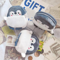 Bolso pequeño de peluche con diseño de pingüino para mujer - details 3