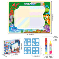 80x60CM Kids Coloring Doodle Magic Water Drawing Mat with Reusable Magic Pens Montessori Painting Board Educational Toys Gifts - details 11