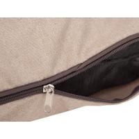 Cojines de Asiento y Respaldo Impermeables Diseño Acolchado y Correas 100 cm Marrón - details 8