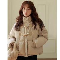Chaqueta Puffer de Cuerno para Mujer Invernal 2024 Ajuste Suelto, Algodón Engrosado, Estilo Coreano, Chaqueta de Viento y Lluvia - details 0