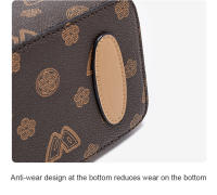 FOXER-Bolso de hombro cruzado de PVC para mujer, bolsa pequeña de cubo, bolso de teléfono estampado femenino con colgante - details 12