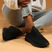 Zapatos deportivos informales para mujer, zapatillas ligeras, zapatillas blancas de malla transpirable para exteriores, zapatillas para correr negras, zapatillas deportivas para correr y tenis - details 20