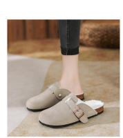 Zapatillas de casa de invierno Zuecos de mujer de felpa con plantilla ortopédica - details 8