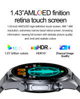 Reloj inteligente de grado médico 2025 para hombres, tratamiento láser, tres ECG altos + PPG, glucosa en sangre, temperatura corporal, llamada BT, relojes inteligentes de salud - details 2