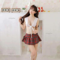 Disfraces de Estudiante Babydoll Lencería Marca Genérica - details 4