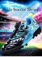 Zapatos de fútbol de marca para niños, zapatillas de fútbol antideslizantes para entrenamiento de campo de césped, tenis de fútbol, zapatillas de fútbol a la moda para niños - details 2