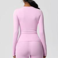Camisetas de Entrenamiento Sin Costuras para Mujer Ropa Deportiva de Yoga de Manga Larga - details 44