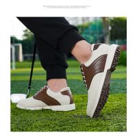 Zapatos de Golf Profesionales para Hombres Deportivos Casuales Antideslizantes Impermeables de Cuero Nuevos Zapatos de Golf - details 17