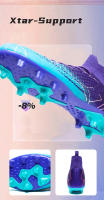 Botas de fútbol para hombre, zapatos de fútbol profesionales FG/TF, botines de tobillo alto para niños pequeños, zapatillas de fútbol para césped, zapatos de entrenamiento de fútbol sala - details 7