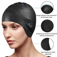 Gorro de Natación Impermeable Protección de Orejas de Alta Elasticidad Gorra de Buceo de Silicona Grande para una Mayor Comodidad Y Durabilidad - details 1