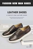Nueva moda vendedora caliente para los hombres, zapatos de alta calidad con cierre de correa de cuero en capas, zapatos de hombre - details 6