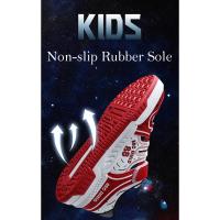Zapatos de marca para niños, zapatos deportivos de cuero a la moda para niños y niñas, zapatos de tenis para niños, zapatos antideslizantes para correr al aire libre, zapatos de baloncesto - details 5