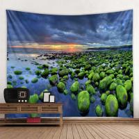 Tapiz de playa Tropical nórdico, Mandala colgante de pared Hippie, decoración de dormitorio, tapiz psicodélico, tapiz bohemio, 6 tamaños - details 23