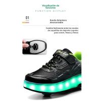 Zapatos Para Caminar Para Niños, Patines, Ruedas Invisibles Recargables, Adultos - details 2