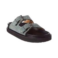 Chanclas decorativas con hebilla, zapatos Wanita, sandalias planas de verano al aire libre, zapatillas de mujer 2024 - details 4