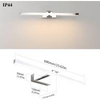 Lampara Baño Luz Led 60cm, 18W 1170 Lumen, Impermeable, Aplique Moderno, Blanco Cálido 3000K - details 52