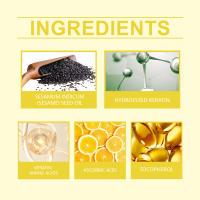 La cápsula para el cuidado del cabello con aceite de sésamo negro nutre, suaviza, repara la sequedad, el encrespamiento y suaviza el aceite esencial para el cuidado del cabello - details 2