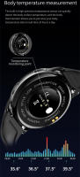 Reloj inteligente con Bluetooth para hombre y mujer, pulsera con Dial personalizado, control del ritmo cardíaco, llamadas, para Android e IOS, 2023 - details 4