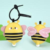 Llavero de juguete de tamaño Mini para niños, llavero de burbujas con dibujos de animales, colgante portátil de PU con forma de tortuga y abeja - details 3