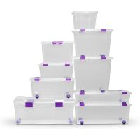 Caja de Almacenamiento de Plástico Grande Multiusos con Ruedas 730 x 405 x 265 - details 5
