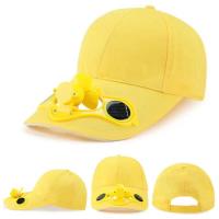 Gorra de béisbol con energía solar de verano, visera con ventilador de refrigeración para uso en exteriores - details 5