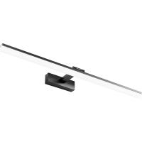 Lámpara LED de 32W Lámpara de espejo Aplique Blanco Frio 6000K Luz natural para Espejo Muebles de Maquillaje Aparato Montado en la Pared, Negro, 120CM - details 82