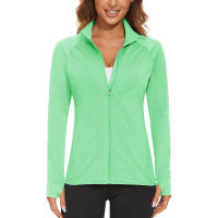 MAGCOMSEN-Chaqueta atlética ligera para mujer, manga larga, Upf 50 +, Tops con cremallera de Golf - details 19