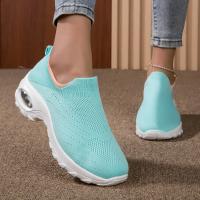 Zapatillas deportivas para mujer, zapatillas de malla Fly Weave para correr Primavera y verano Zapatillas de deporte casuales de caña baja - details 3