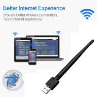 Mini adaptador WiFi USB, receptor inalámbrico de tarjeta de red de MT-7601, 150Mbps, 2,4 GHz, para PC, escritorio y portátil - details 0