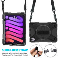Blindado resistente a prueba de golpes Palm Band Correa para el hombro Soporte POS Tablet Cover para iPad Mini 6 Funda iPad Mini 7 Funda Mini A17 Pro - details 6