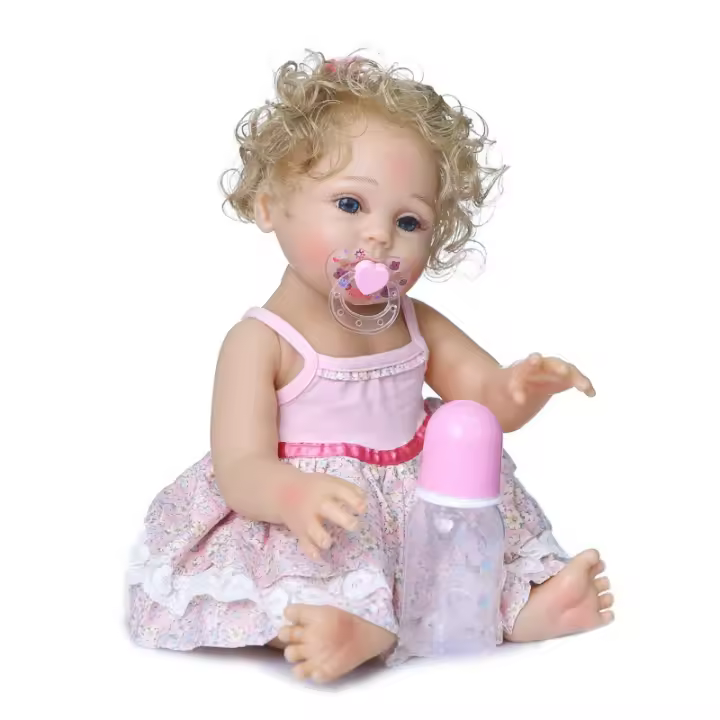 Muñeca De Bebé Reborn Realista De 50 CM Con Piel Pintada En 3D - 1
