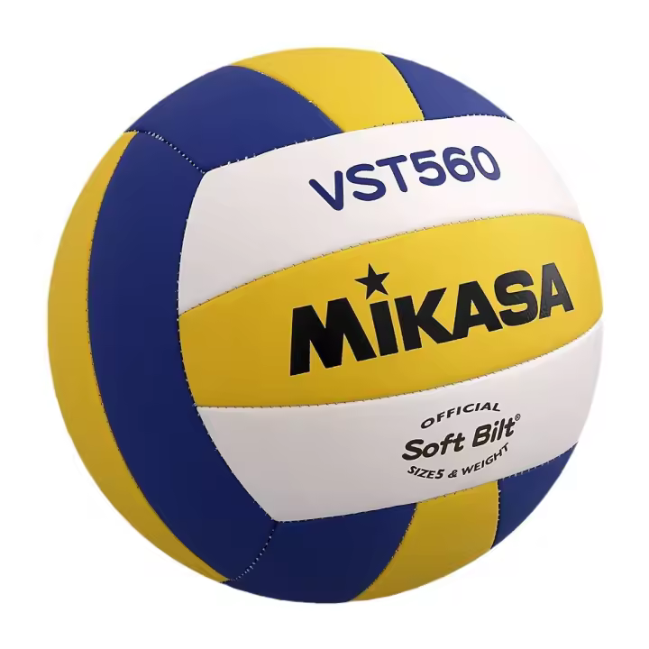 MIKASA VST560 Beach Classic Volleyball White, voleibol de playa para adultos, balones de fútbol para adultos, deportes de equipo - 1