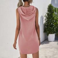 Sudadera con capucha de encaje para mujer, ropa deportiva informal sin mangas, lisa, ajustada, ropa de calle, falda, Falda corta - details 65