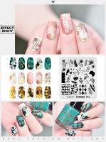 Plantillas de Arte de Uñas KADS para Salones de Belleza Herramientas de Manicura con Diseños de Flores Hojas Oceanos Animales - details 23