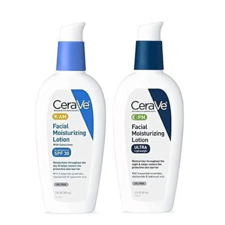 Loción Hidratante Facial CeraVe 3oz. Paquete AM/PM - 1