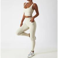 Sujetador deportivo cómodo y agradable para la piel con almohadilla para el pecho, camiseta sin mangas para mujer, gimnasio, Fitness, correr, Yoga, chaleco elástico, ropa interior para mujer - details 14