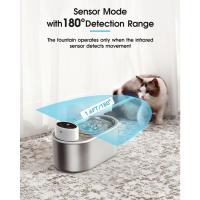Fuente de Agua para Gatos Inalámbrica de Acero Inoxidable Dispensador Automático de Agua de 101oz/3L 3 Modos Inteligentes Sensor de Radar de 120° Compartimento de Batería Separado - details 4