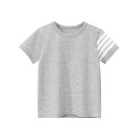 Camiseta de Manga Corta para Niños Camisetas de Línea Impresa para Niños y Niñas - details 1