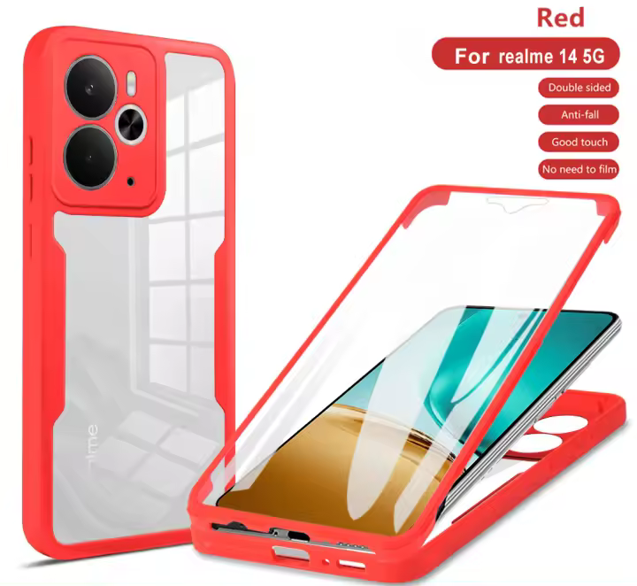 Funda de Protección Completa 360° para Realme 14 Protector de Pantalla Integrado - 1