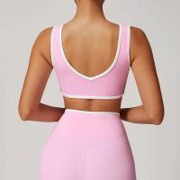 Ropa Interior Deportiva para Mujer Top Push Up, Sujetador de Yoga para Fitness, Rayas de Colores Diversos, Camiseta para Gimnasio - details 3