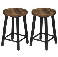 2 unids/set sillas de comedor sillas de cocina de madera Vintage taburete de Bar de estilo Industrial para decoración del hogar sala de estar comedor - details 1