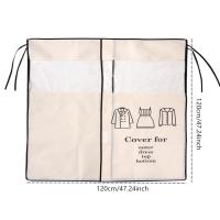 Cubierta Antipolvo para Colgar Ropa Bolsa de Almacenamiento Visible para Vestido, Abrigo, Armario de Gran Capacidad Herramienta de Almacenamiento para el Hogar - details 1