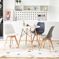 Comedor Redondo, Mesa Torre Moderna y Patas de Madera de Hay, 80 * 75 cm - details 8