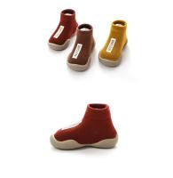 Zapatos de primeros pasos para bebé, niño pequeño, niño y niña, suela de goma suave, zapatos casuales descalzos, botines de punto antideslizantes - details 10