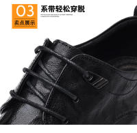 Nuevos zapatos casuales de piel de oveja de primera capa, zapatos de hombre de cuero para negocios - details 10