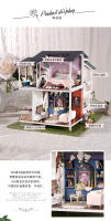 Muñeca de Casa de Jardín Monet Grande Nueva DIY Modelo de Madera Muebles Mini Figura de Acción Manual 3D Juguete para Niños - details 4