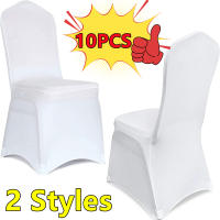Fundas elásticas de LICRA para silla de boda, cubierta Universal para restaurante, banquete, Hotel, comedor, fiesta, 2 estilos, 10 piezas - details 0